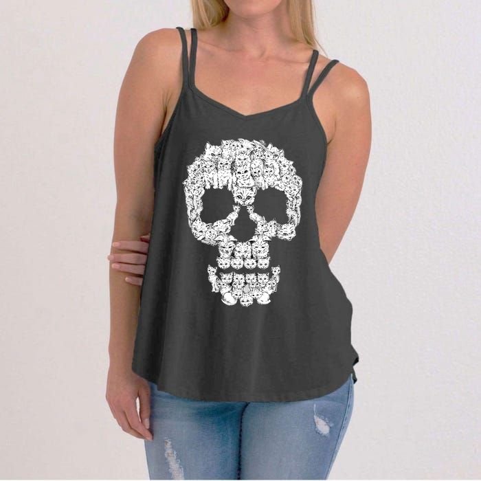 Skulls Are For Pussies Women's Strappy Tank