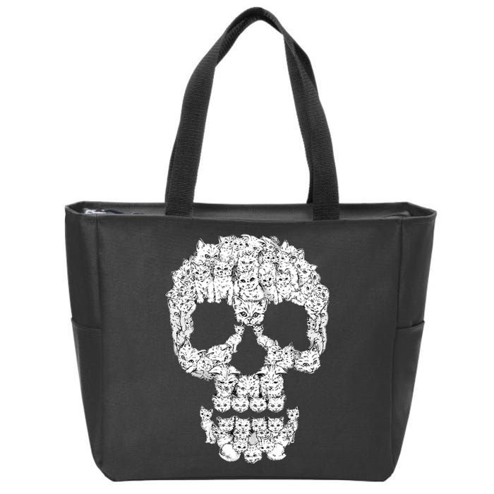 Skulls Are For Pussies Zip Tote Bag