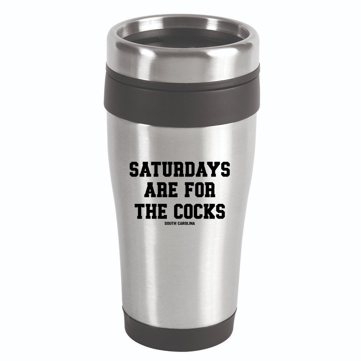 Saturdays Are For The Cocks 16oz Travel Tumbler