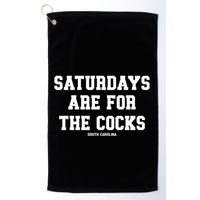 Saturdays Are For The Cocks Golf Towel