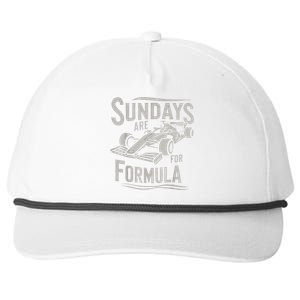 Sunday Are For Formula Racing Track Days & Motorsports Snapback Five-Panel Rope Hat