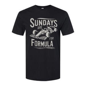 Sunday Are For Formula Racing Track Days & Motorsports Softstyle CVC T-Shirt