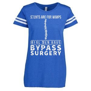 Stents Are For Wimps Real Have Bypass Open Heart Surgery Enza Ladies Jersey Football T-Shirt