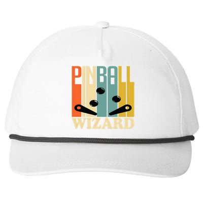 Stylish And Fun Arcade Game Pinball Wizard Design Snapback Five-Panel Rope Hat