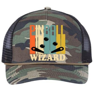 Stylish And Fun Arcade Game Pinball Wizard Design Retro Rope Trucker Hat Cap