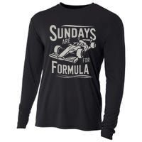 Sundays Are For Formula Racing Track Days & Motorsports Cooling Performance Long Sleeve Crew