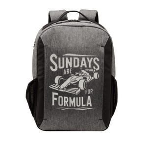 Sundays Are For Formula Racing Track Days & Motorsports Vector Backpack