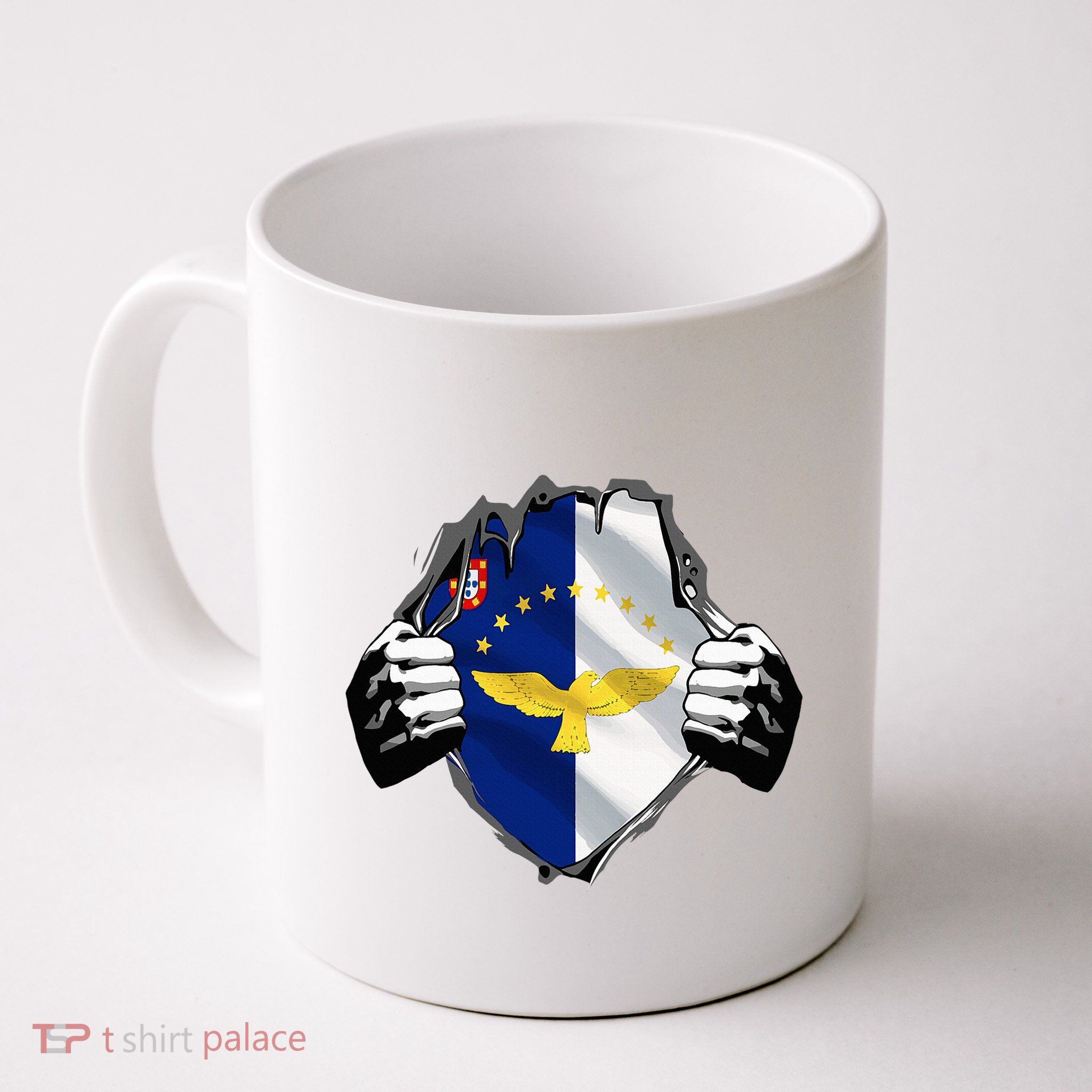 Super Azores Flag Patriotic Portugal Portuguese Roots Mug