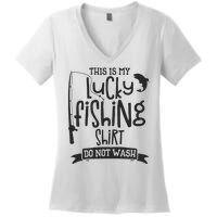 Spearfishing Apparel Freediving Apnea Spear Fishing Women's V-Neck T-Shirt