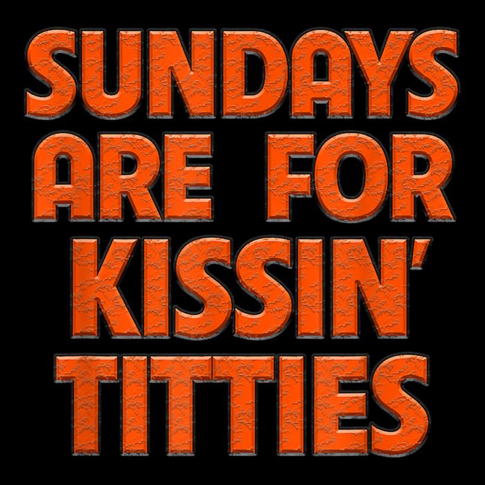 Sundays Are For Kissing Titties Funny Gag Gift For Friends 16 in Basic Backpack