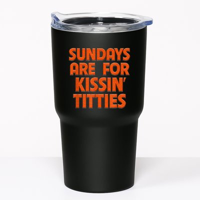 Sundays Are For Kissing Titties Funny Gag Gift For Friends Tumbler