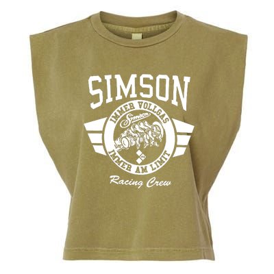 Simson Always Full Throttle Garment-Dyed Women's Muscle Tee