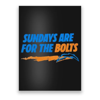 Sundays Are For The Bolts Poster