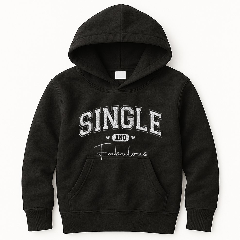 Single And Fabulous Kids Hoodie