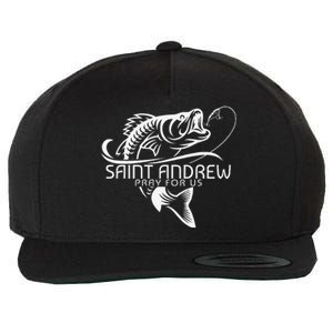 St Andrew Fishing Saint Of Fisherman Catholic Saint Wool Snapback Cap