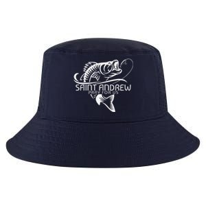 St Andrew Fishing Saint Of Fisherman Catholic Saint Cool Comfort Performance Bucket Hat