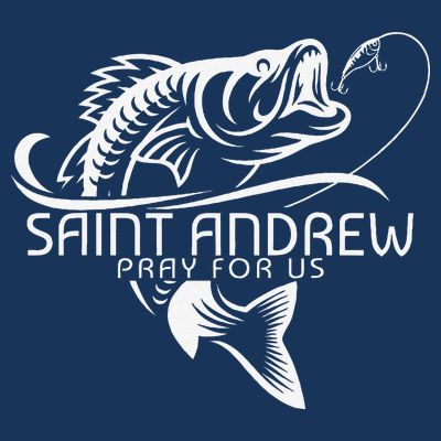 St Andrew Fishing Saint Of Fisherman Catholic Saint T-Shirt