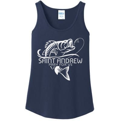 St Andrew Fishing Saint Of Fisherman Catholic Saint Ladies Essential Tank