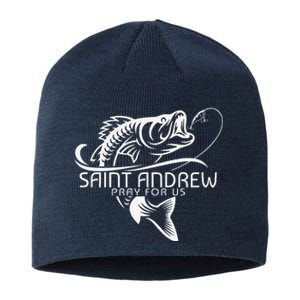 St Andrew Fishing Saint Of Fisherman Catholic Saint Sustainable Beanie