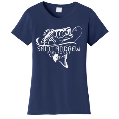 St Andrew Fishing Saint Of Fisherman Catholic Saint Women's T-Shirt