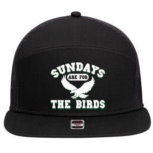 Sundays Are For The Birds 7 Panel Mesh Trucker Snapback Hat