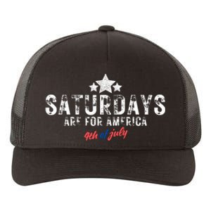 Saturdays Are For America 4th Of July Yupoong Adult 5-Panel Trucker Hat