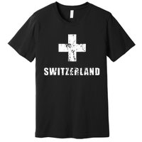 Switzerland Apparel For Swiss Retro Vintage Design Lover Premium T-Shirt