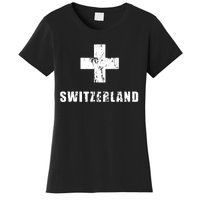 Switzerland Apparel For Swiss Retro Vintage Design Lover Women's T-Shirt