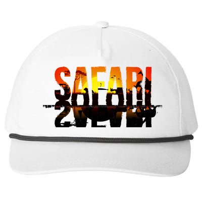 Safari Animal Kingdom Snapback Five-Panel Rope Hat