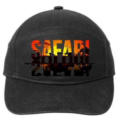 Safari Animal Kingdom 7-Panel Snapback Hat