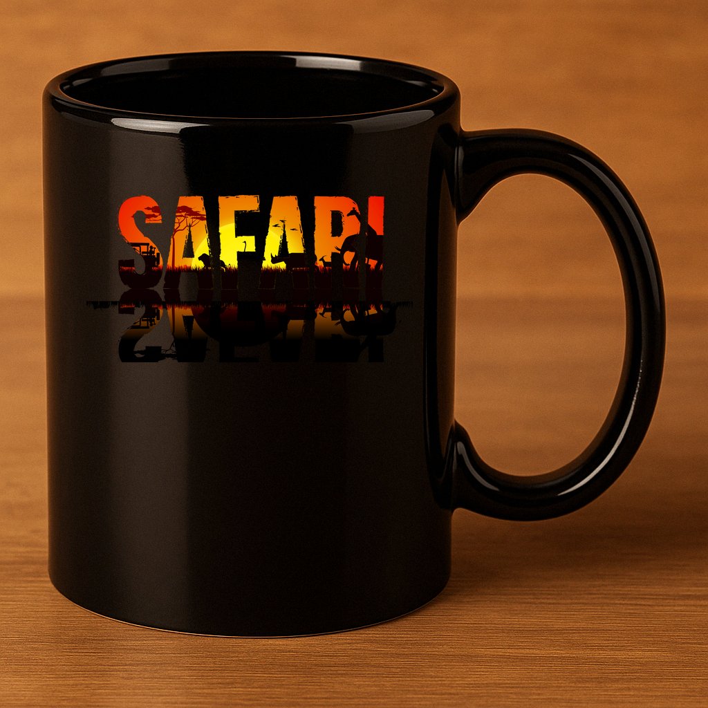 Safari Animal Kingdom 11oz C Handle Ceramic Mug