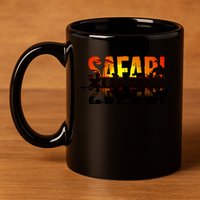 Safari Animal Kingdom 11oz C Handle Ceramic Mug