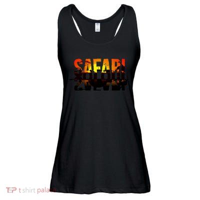 Safari Animal Kingdom Ladies Essential Flowy Tank