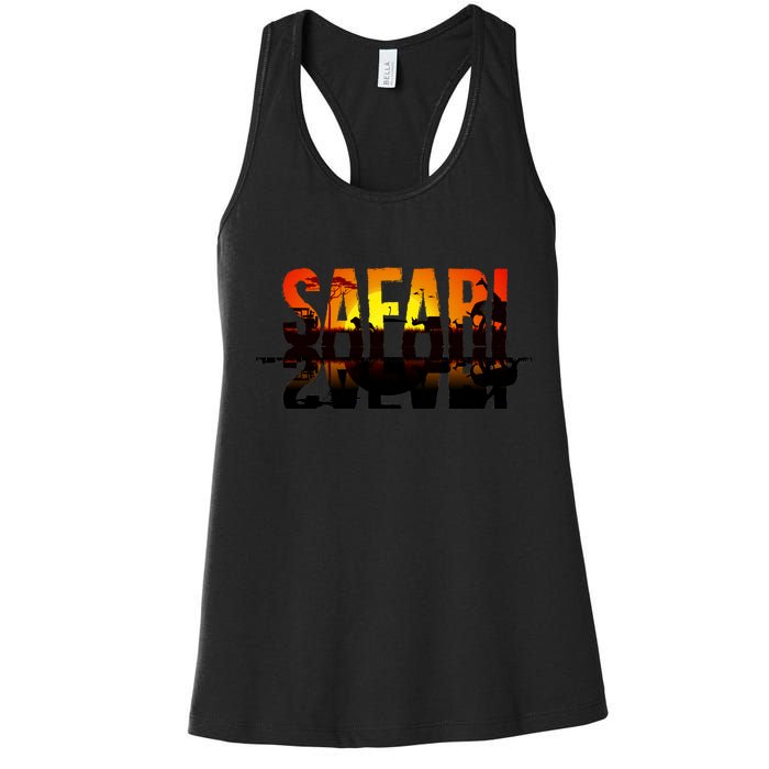 Safari Animal Kingdom Women's Racerback Tank