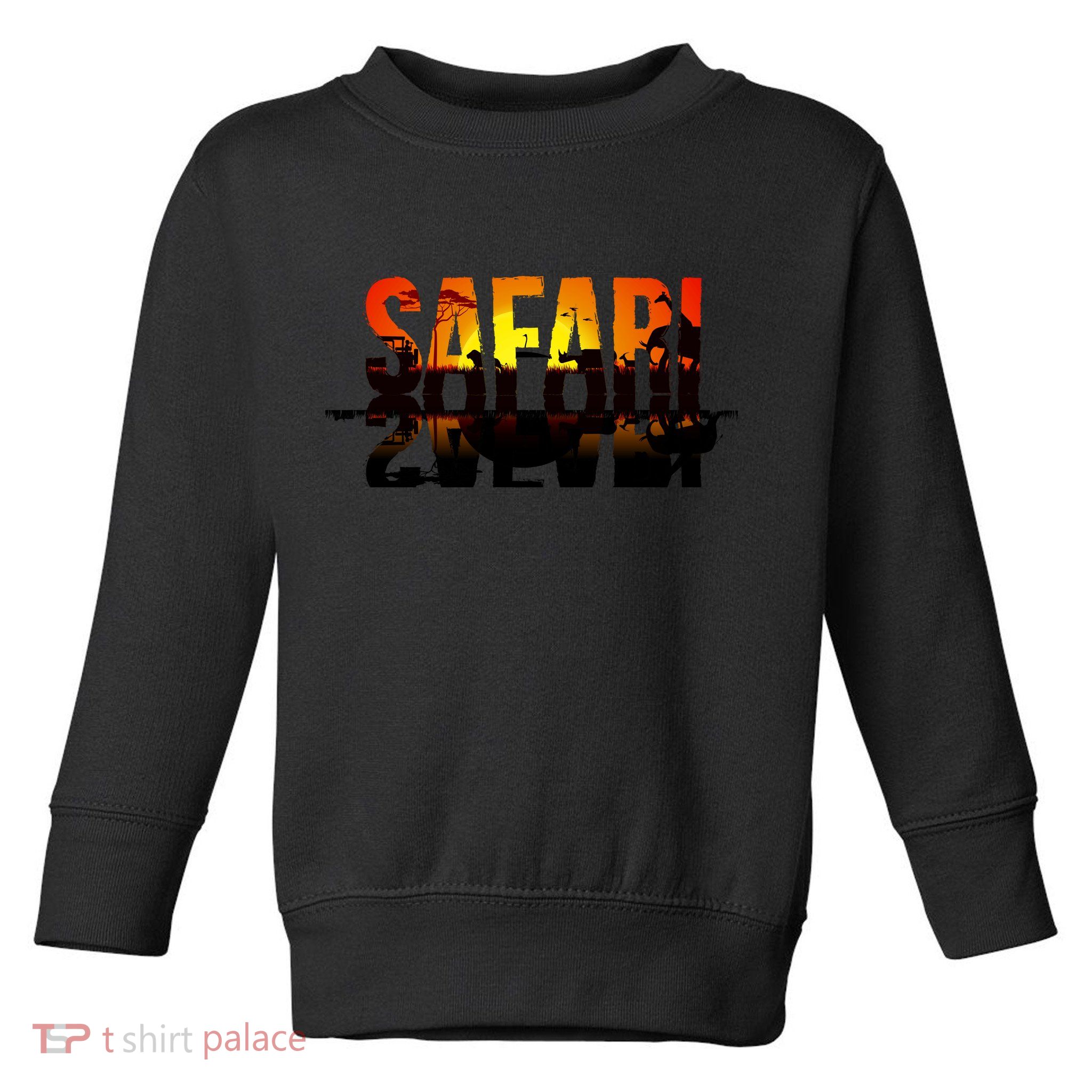 Safari Animal Kingdom Toddler Sweatshirt