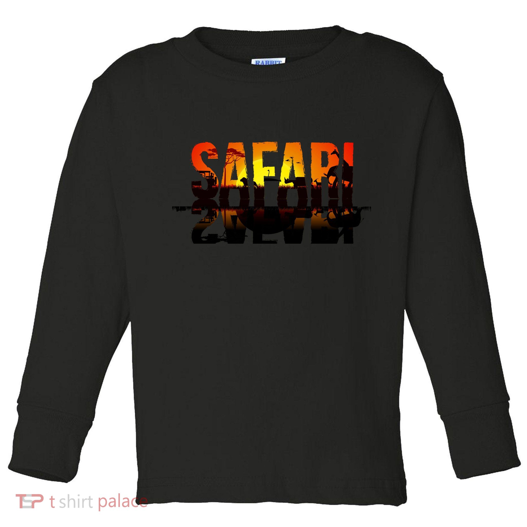 Safari Animal Kingdom Toddler Long Sleeve Shirt