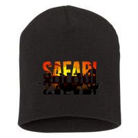 Safari Animal Kingdom Short Acrylic Beanie