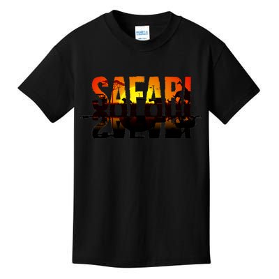 Safari Animal Kingdom Kids T-Shirt