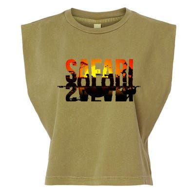 Safari Animal Kingdom Garment-Dyed Women's Muscle Tee