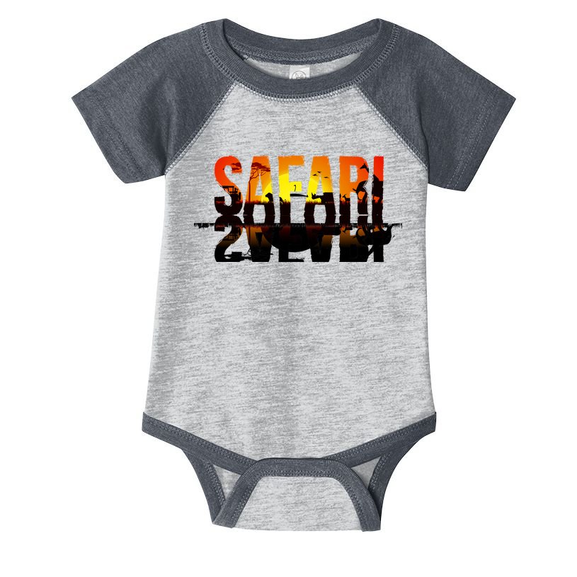 Safari Animal Kingdom Infant Baby Jersey Bodysuit