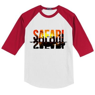 Safari Animal Kingdom Kids Colorblock Raglan Jersey