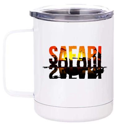 Safari Animal Kingdom 12 oz Stainless Steel Tumbler Cup