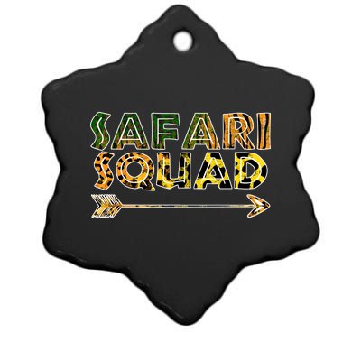 Safari Squad Ceramic Star Ornament