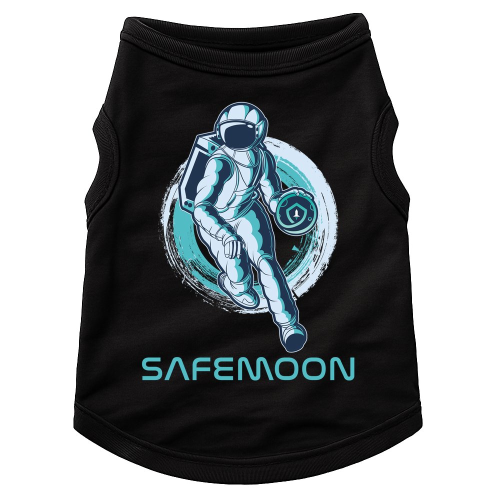 Safemoon Blockchain Cryptocurrency Astronaut Basketball Doggie Tank