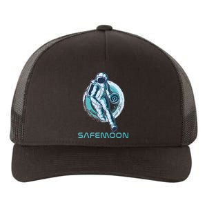 Safemoon Blockchain Cryptocurrency Astronaut Basketball Yupoong Adult 5-Panel Trucker Hat