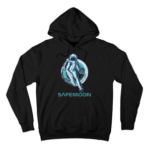 Safemoon Blockchain Cryptocurrency Astronaut Basketball Hoodie