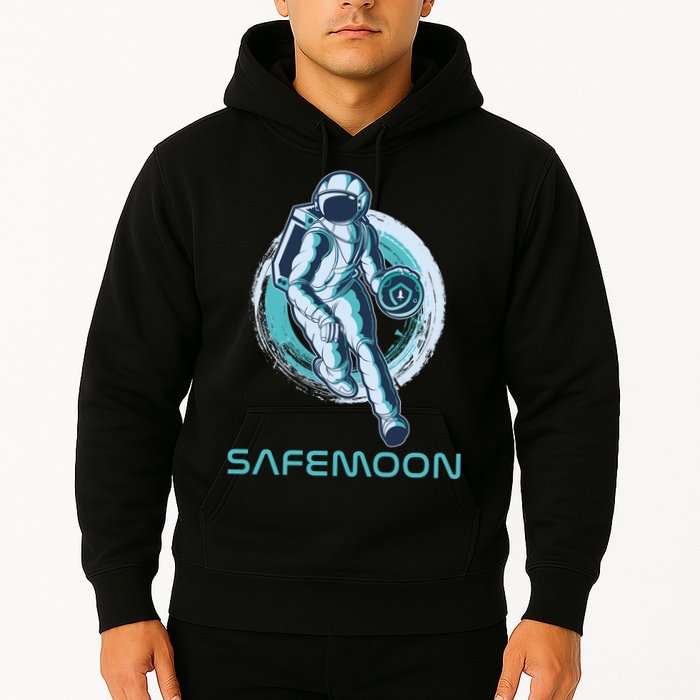Safemoon Blockchain Cryptocurrency Astronaut Basketball Hoodie
