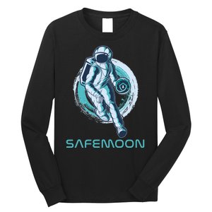 Safemoon Blockchain Cryptocurrency Astronaut Basketball Long Sleeve Shirt