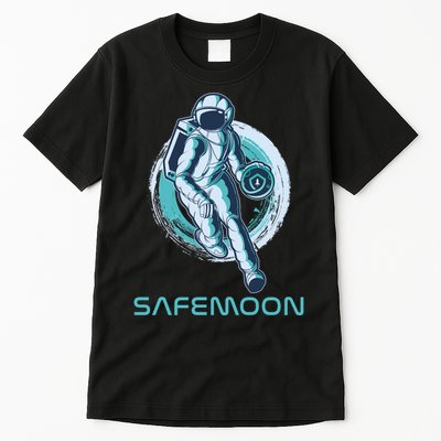 Safemoon Blockchain Cryptocurrency Astronaut Basketball Tall T-Shirt