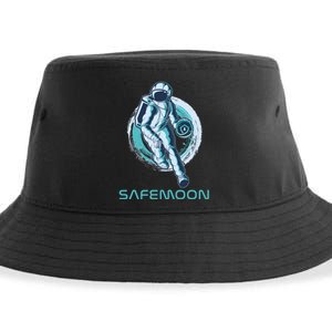 Safemoon Blockchain Cryptocurrency Astronaut Basketball Sustainable Bucket Hat